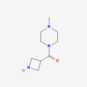molecular formula C9H17N3O B1489834 Azetidin-3-yl(4-methylpiperazin-1-yl)methanone CAS No. 1442089-41-9