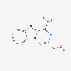 molecular formula C11H10N4O B14898384 (1-Aminobenzo[4,5]imidazo[1,2-a]pyrazin-3-yl)methanol 