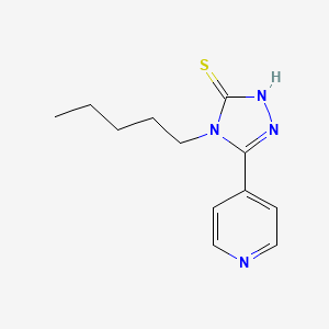 molecular formula C12H16N4S B14898434 4-pentyl-5-(pyridin-4-yl)-4H-1,2,4-triazole-3-thiol 