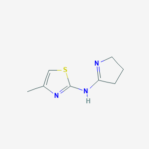 n-(4-Methylthiazol-2-yl)pyrrolidin-2-imine