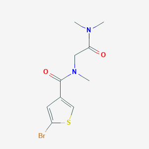 5-Bromo-N-(2-(dimethylamino)-2-oxoethyl)-N-methylthiophene-3-carboxamide