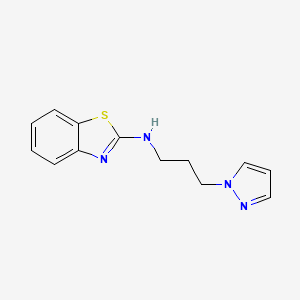 n-(3-(1h-Pyrazol-1-yl)propyl)benzo[d]thiazol-2-amine