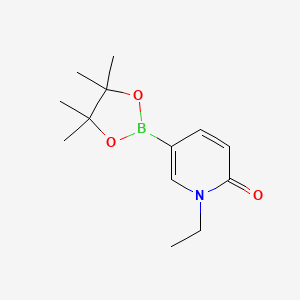 molecular formula C13H20BNO3 B1489848 1-ethyl-5-(4,4,5,5-tetramethyl-1,3,2-dioxaborolan-2-yl)pyridin-2(1H)-one CAS No. 1349734-00-4