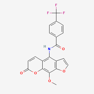 molecular formula C20H12F3NO5 B14898496 Anticancer agent 79 