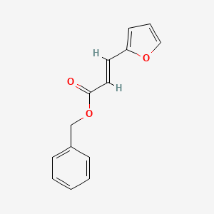 molecular formula C14H12O3 B14898534 Benzyl 3-(furan-2-yl)acrylate 