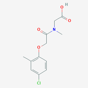 molecular formula C12H14ClNO4 B14898546 n-(2-(4-Chloro-2-methylphenoxy)acetyl)-n-methylglycine 