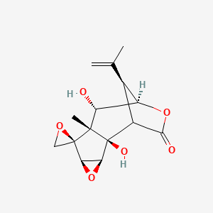 molecular formula C15H18O6 B1489855 Coriaria lactone CAS No. 79029-98-4
