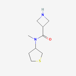 molecular formula C9H16N2OS B1489856 N-methyl-N-(thiolan-3-yl)azetidine-3-carboxamide CAS No. 1479417-31-6