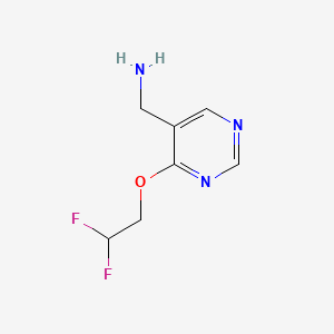 (4-(2,2-Difluoroethoxy)pyrimidin-5-yl)methanamine