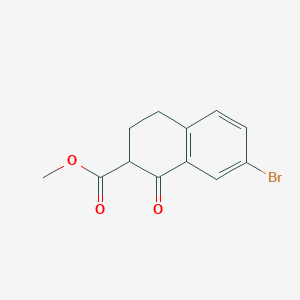 Methyl 7-bromo-1-oxo-1,2,3,4-tetrahydronaphthalene-2-carboxylate