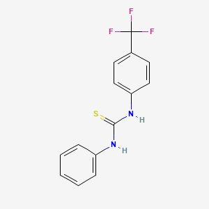 1-Phenyl-3-[4-(trifluoromethyl)phenyl]thiourea