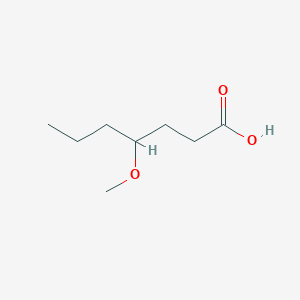 molecular formula C8H16O3 B14898689 4-Methoxyheptanoic acid 