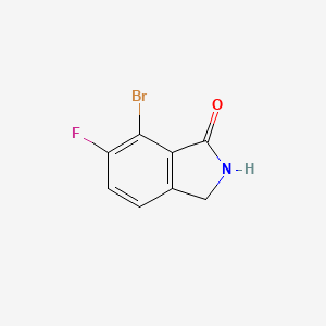 7-Bromo-6-fluoroisoindolin-1-one