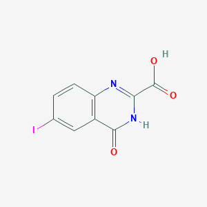 6-Iodo-4-oxo-3,4-dihydroquinazoline-2-carboxylic acid