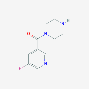 (5-Fluoropyridin-3-yl)(piperazin-1-yl)methanone
