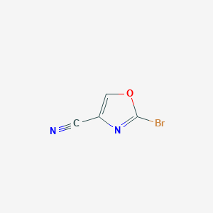 molecular formula C4HBrN2O B1489878 2-Bromooxazole-4-carbonitrile CAS No. 1240608-82-5