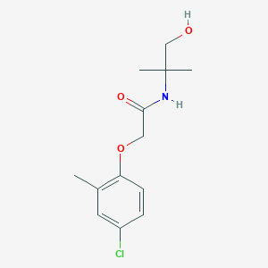 2-(4-chloro-2-methylphenoxy)-N-(1-hydroxy-2-methylpropan-2-yl)acetamide