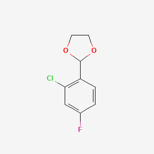 2-(2-Chloro-4-fluorophenyl)-1,3-dioxolane