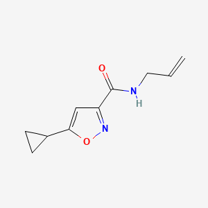 molecular formula C10H12N2O2 B14898802 n-Allyl-5-cyclopropylisoxazole-3-carboxamide 