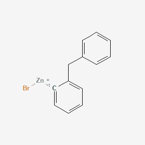 molecular formula C13H11BrZn B14898814 (2-BenZylphenyl)Zinc bromide 