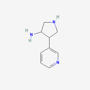 4-(Pyridin-3-yl)pyrrolidin-3-amine