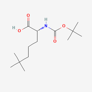 molecular formula C14H27NO4 B14898883 Boc-(2R)-2-amino-6,6-dimethylheptanoic acid 