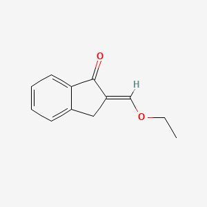 2-(Ethoxymethylene)-2,3-dihydro-1h-inden-1-one