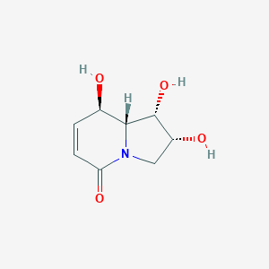 molecular formula C8H11NO4 B14898937 (1S,2R,8R,8AR)-1,2,8-trihydroxy-2,3,8,8a-tetrahydroindolizin-5(1H)-one 