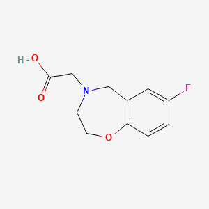 2-(7-fluoro-2,3-dihydrobenzo[f][1,4]oxazepin-4(5H)-yl)acetic acid