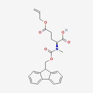 molecular formula C24H25NO6 B14898957 Fmoc-N-Me-Glu(OAll)-OH 