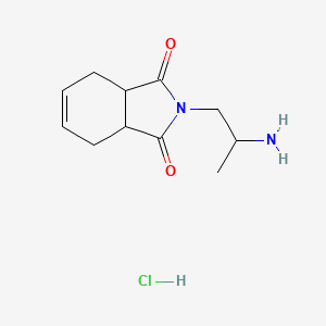 2-(2-aminopropyl)-3a,4,7,7a-tetrahydro-1H-isoindole-1,3(2H)-dione hydrochloride