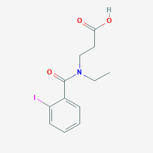 molecular formula C12H14INO3 B14899001 3-(n-Ethyl-2-iodobenzamido)propanoic acid 