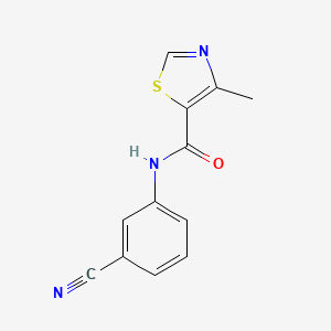 n-(3-Cyanophenyl)-4-methylthiazole-5-carboxamide