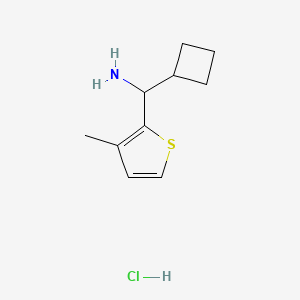 Cyclobutyl(3-methylthiophen-2-yl)methanamine hydrochloride