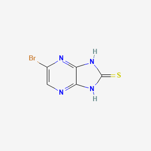 5-Bromo-1H-imidazo[4,5-b]pyrazine-2(3H)-thione