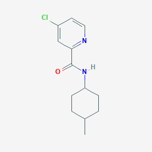 molecular formula C13H17ClN2O B14899087 4-Chloro-N-(4-methylcyclohexyl)picolinamide 