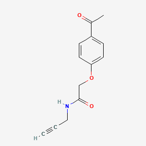 2-(4-acetylphenoxy)-N-(prop-2-yn-1-yl)acetamide