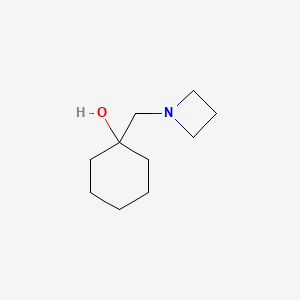 molecular formula C10H19NO B1489915 1-[(氮杂环丁基-1-基)甲基]环己醇 CAS No. 1784304-41-1