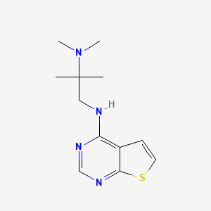 n2,n2,2-Trimethyl-n1-(thieno[2,3-d]pyrimidin-4-yl)propane-1,2-diamine