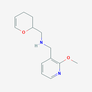 1-(3,4-Dihydro-2h-pyran-2-yl)-N-((2-methoxypyridin-3-yl)methyl)methanamine