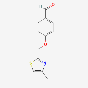 4-((4-Methylthiazol-2-yl)methoxy)benzaldehyde