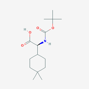 (S)-2-((tert-Butoxycarbonyl)amino)-2-(4,4-dimethylcyclohexyl)acetic acid