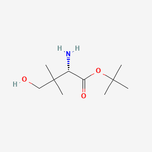 (S)-tert-Butyl 2-amino-4-hydroxy-3,3-dimethylbutanoate