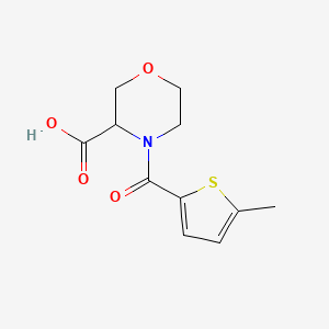 4-(5-Methylthiophene-2-carbonyl)morpholine-3-carboxylic acid