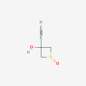 3-Ethynyl-3-hydroxythietane 1-oxide