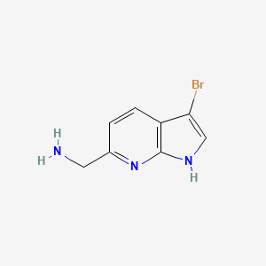 (3-Bromo-1H-pyrrolo[2,3-b]pyridin-6-yl)methanamine