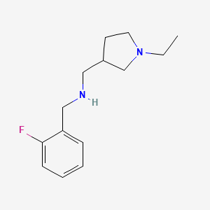 1-(1-Ethylpyrrolidin-3-yl)-N-(2-fluorobenzyl)methanamine