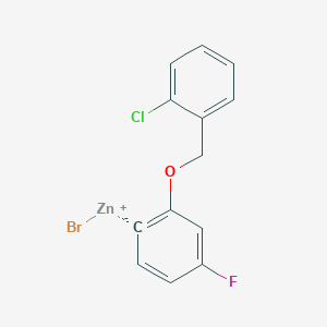 2-(2'-ChlorobenZyloxy)-4-fluorophenylZinc bromide