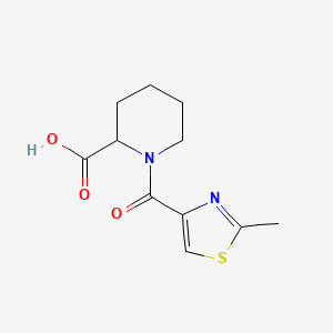 1-(2-Methylthiazole-4-carbonyl)piperidine-2-carboxylic acid