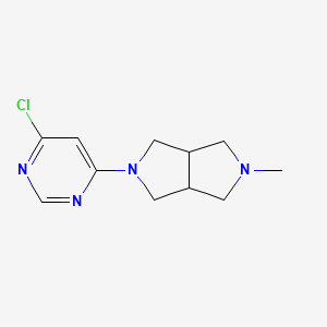 2-(6-Chloropyrimidin-4-yl)-5-methyloctahydropyrrolo[3,4-c]pyrrole